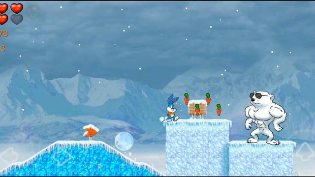 Beeny rabbit level 27 | Кролик Бинни уровень 27 зимний прохождение игры смотреть онлайн