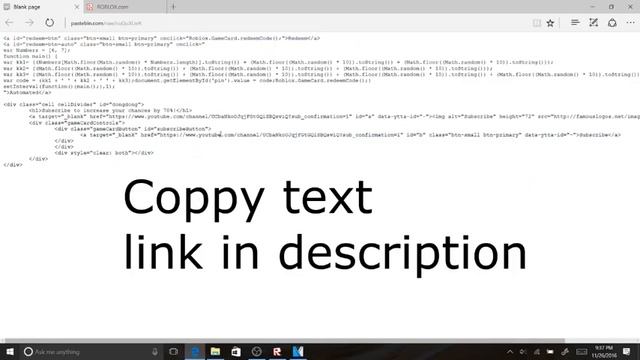 Roblox free robux hack!! 1 смотреть онлайн
