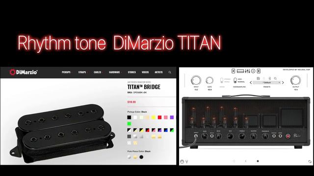 DiMarzio TITAN Vs Ibanez CAP-VM Bridge Pickup Comparison