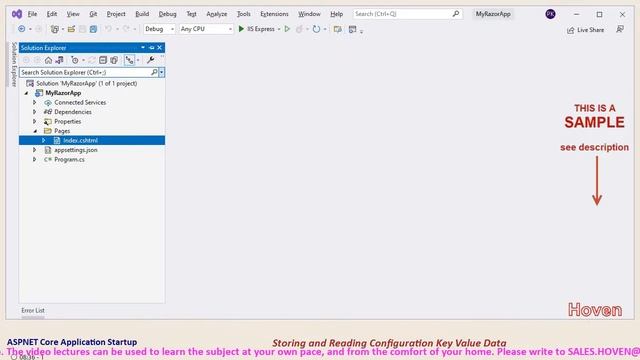 Storing and Reading Configuration Key Value Data (preview) смотреть онлайн
