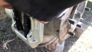 Замена задних суппортов pajero sport