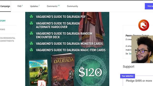 Vagabond's Guide to Dalriada Kickstarter Promo by Penny Dragon Games with Mocha Bear смотреть онлайн