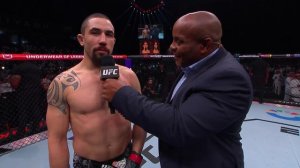 UFC Саудовская Аравия: Роберт Уиттакер - Слова после боя