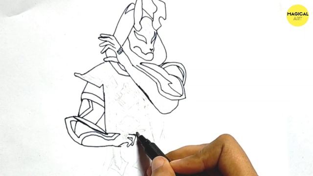 How to draw RENEGADE STRAY Fortnite Chapter 4 Season 2 Battle Pass Skin #fortnite #drawing смотреть онлайн