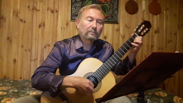 Раймонд Паулс. Листья жёлтые (на гитаре). Обработка Олега Копенкова смотреть онлайн