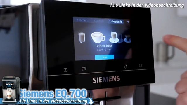 Siemens EQ700 - KAFFEVOLLAUTOMAT - LOHNT SICH DER KAUF? смотреть онлайн