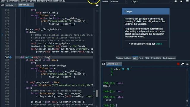 Conditional Breakpoint (Spyder) смотреть онлайн