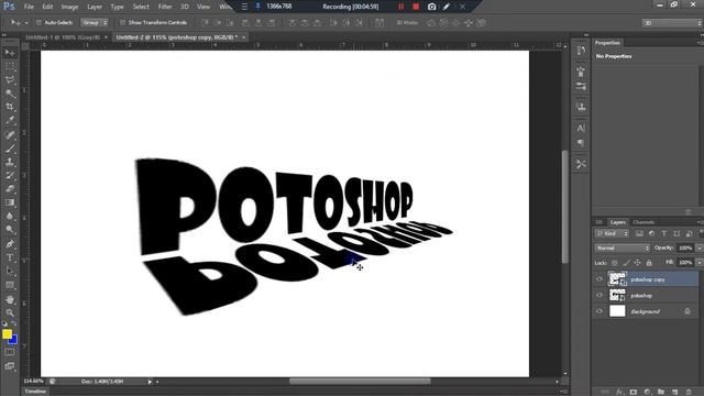 HOW TO CREATE SHADOW ON TEXT IN PHOTOSHOP смотреть онлайн