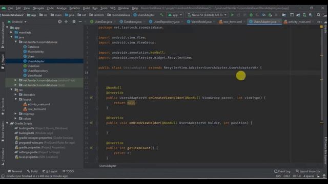 Android Architecture Component || Room Database , ViewModel , LiveData, RecyclerView (MVVM) #2 смотреть онлайн
