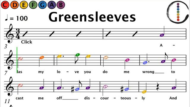 How to Play Greensleeves on Flute | Easy Beginner Sheet Music смотреть онлайн