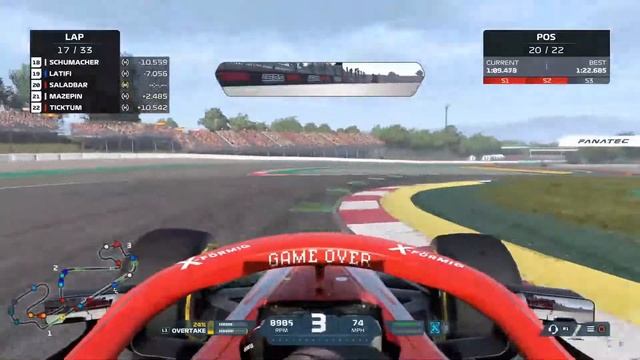 F1 2021 - My Team Career #4 - Spain (4/22) 50% Race | PS5 смотреть онлайн