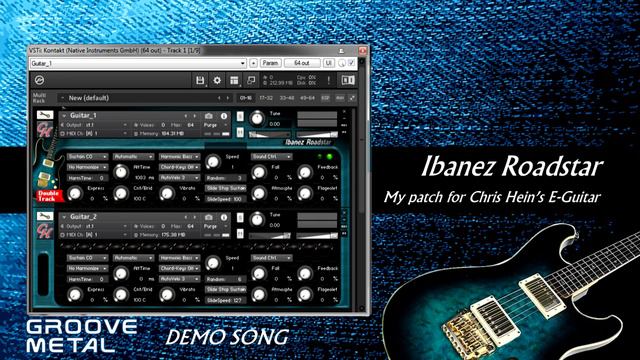 Rock, Metal, Electric Guitar VST, Kontakt Sample Library, Chris Hein Guitars, Best Service, DEMO