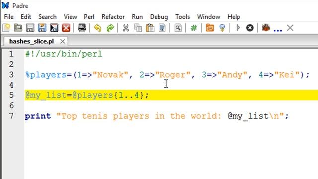 Perl Tutorial - 14: Slicing Hashes смотреть онлайн