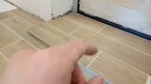 Укладка керамогранита на ОСП плиту.