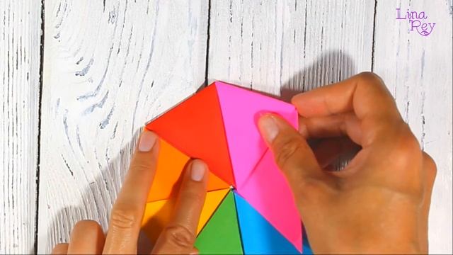 Как сделать зонтик из бумаги