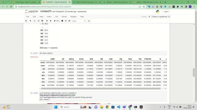 Machine Learning - sklearn - Boston Real Estate Data Set - Linear Regression смотреть онлайн
