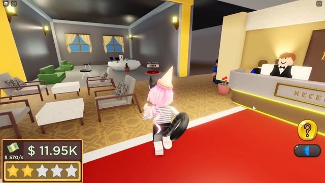 ПОСТРОИЛА САМЫЙ ДОРОГОЙ ОТЕЛЬ В МИРЕ! Roblox Mega Hotel Tycoon