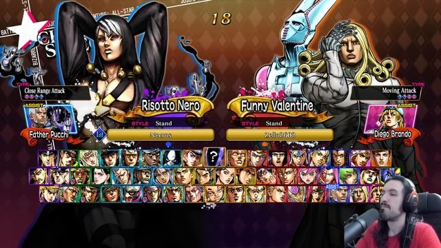 ДЖОДЖО ГАЙД И ОНЛАЙН ПО РИЗОТТО НЕРО - JoJo's Bizarre Adventure All Star Battle R Risotto Nero Guid смотреть онлайн