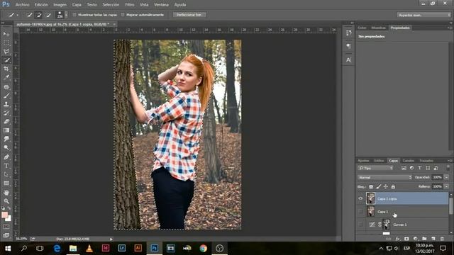 Como Desenfocar El Fondo De Una Foto En Photoshop Cs6 Cc| Efecto Desenfoque Bokeh | Manipulacion