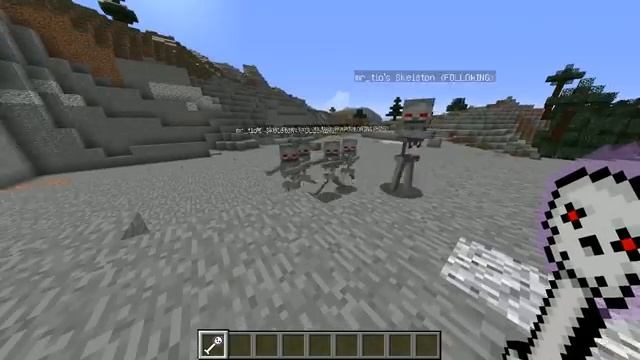 КАК ПРИРУЧИТЬ СКЕЛЕТА?! - [MINECRAFT GOOD LUCK SKELETON MOD] смотреть онлайн