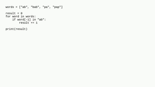 How to count words that end with a letter? (python) смотреть онлайн