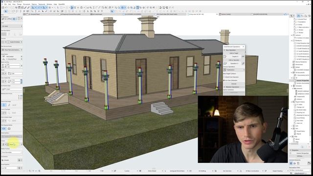 3D Model a House - ArchiCAD Walkthrough смотреть онлайн