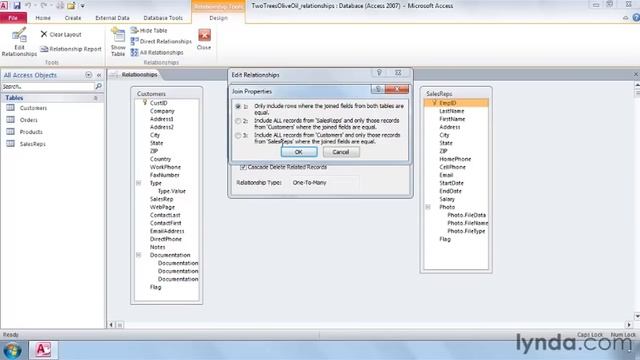 Access Tutorial - How to create table relationships смотреть онлайн