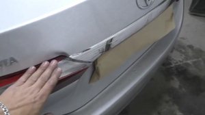 Ремонт бампера Toyota Corolla Часть 1. Кузовные работы.
