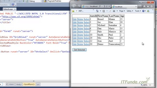 How to generate edit, delete, update and select buttons automatically? смотреть онлайн