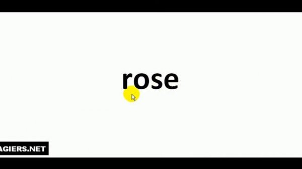 Как произносится  # rose