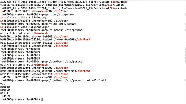 Linux: pattern matching with grep and awk смотреть онлайн