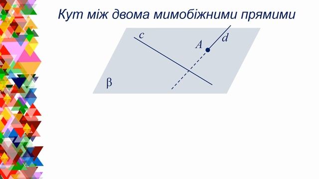 Кут між прямими. Вимірювання кутів між прямими. смотреть онлайн
