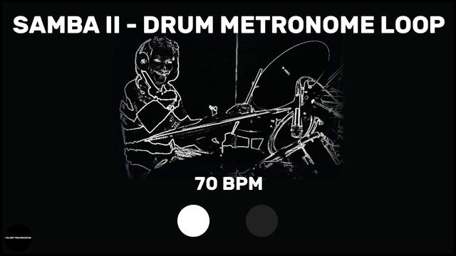 Samba II | Drum Metronome Loop | 70 BPM смотреть онлайн