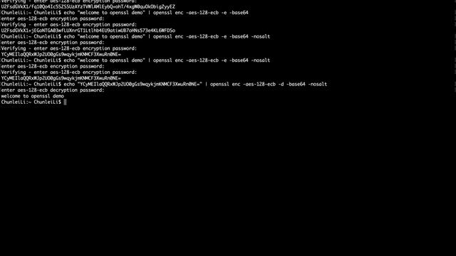 OpenSSL Demo Symmetric Encryption смотреть онлайн
