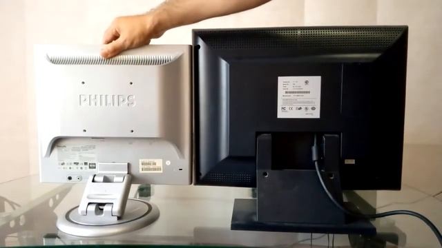 Интересные, квадратные мониторы Philips 15" и Proview 17" рядом | Обзор и сравнение смотреть онлайн