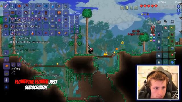BEATING THE WALL OF FLESH!?!?! | Terraria Ep 5 смотреть онлайн