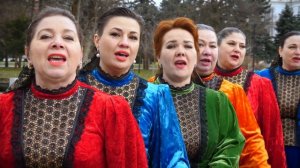 В ПОДДЕРЖКУ ПРЕЗИДЕНТА РФ  И АРМИИ РОССИИ. Народный казачий хор « Елизаветинцы»