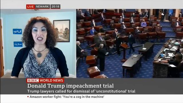 Sahar Aziz on BBC World Discussing Trump Impeachment and Trial (2/9/21) смотреть онлайн