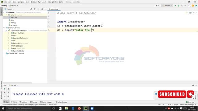 Instagram Profile Pic Downloader using Python | python automation in Hindi ? смотреть онлайн