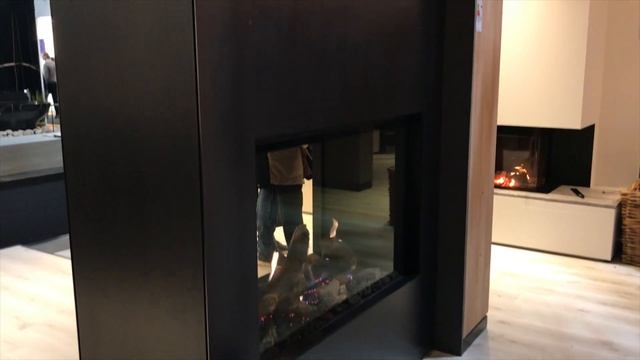 Газовый камин True Vision 1150DV, M-DESIGN. Двухфасадная топка. В салонах "Камины & печи FLAMBIS". смотреть онлайн