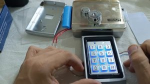 Подключение и программирование кодовой панели