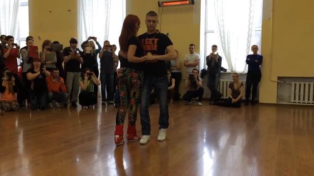 Кристина Шаталова Андрей Жулид Кизомба семинар Львов смотреть онлайн