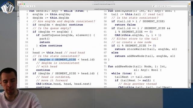 ТПМС / Лекция 15 / Лок-фри канал и select. Multi-word CAS смотреть онлайн