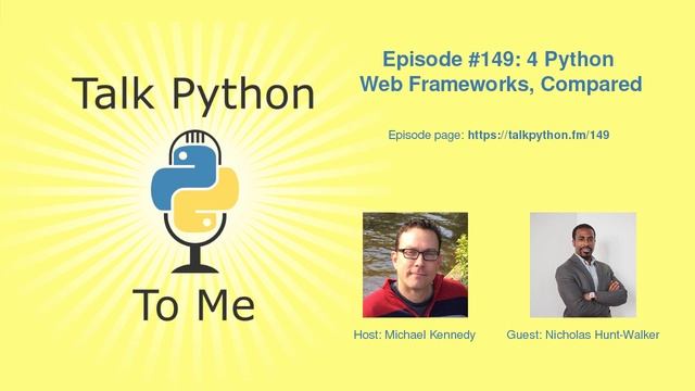 #149: 4 Python Web Frameworks, Compared смотреть онлайн