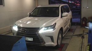Замер мощности и чип-тюнинг Lexus LX450d