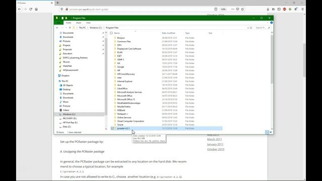 Set up PCRaster in Windows using Anaconda смотреть онлайн