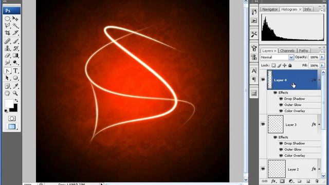 Photoshop "Расширенный свечение" смотреть онлайн