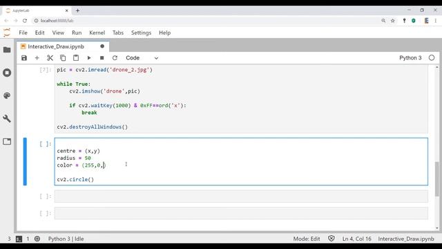 OpenCV Interactive Draw смотреть онлайн
