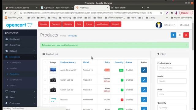 Opencart Weight Price / Gram Price Extension смотреть онлайн