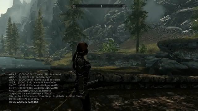 Skyrim Mod Showcase : Animated Katana & Animations : With Meoni смотреть онлайн